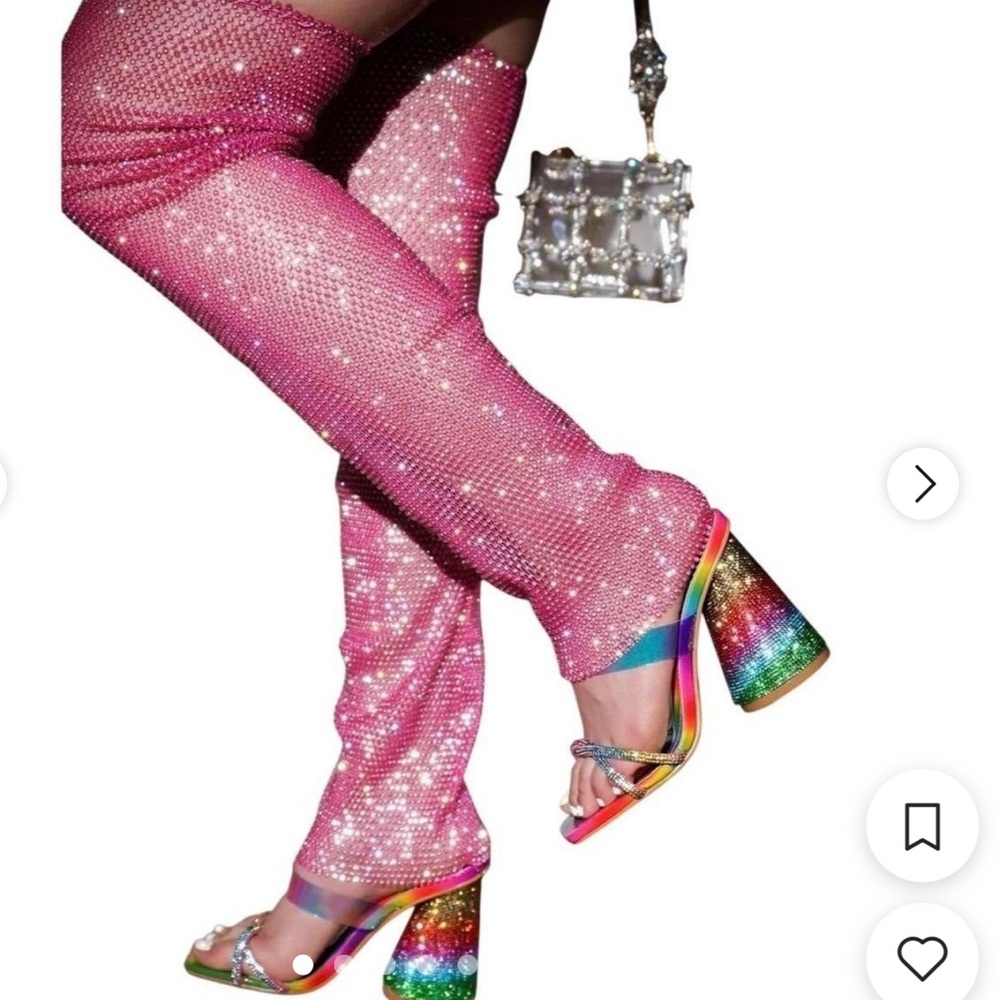 Cape Robbin Multicolor Glitter Sandals